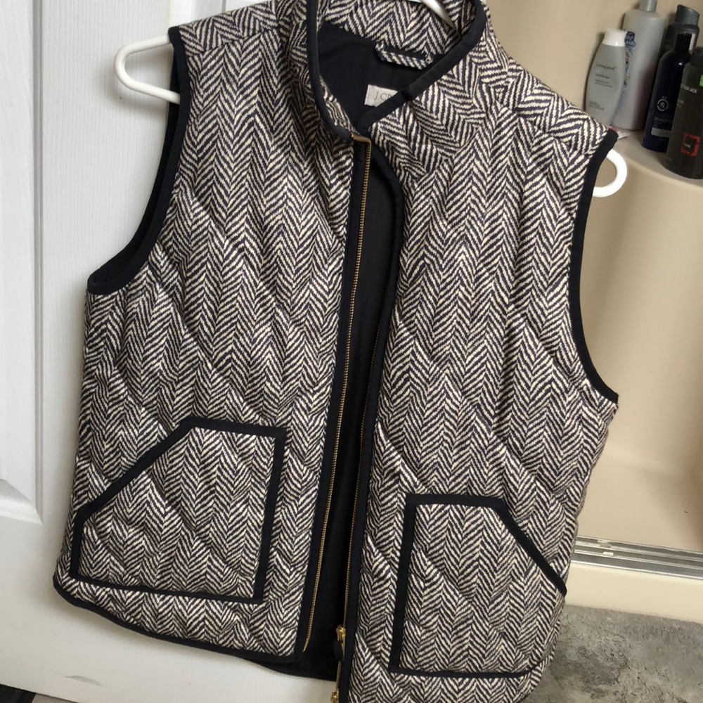 Jcrew factory herringbone vest